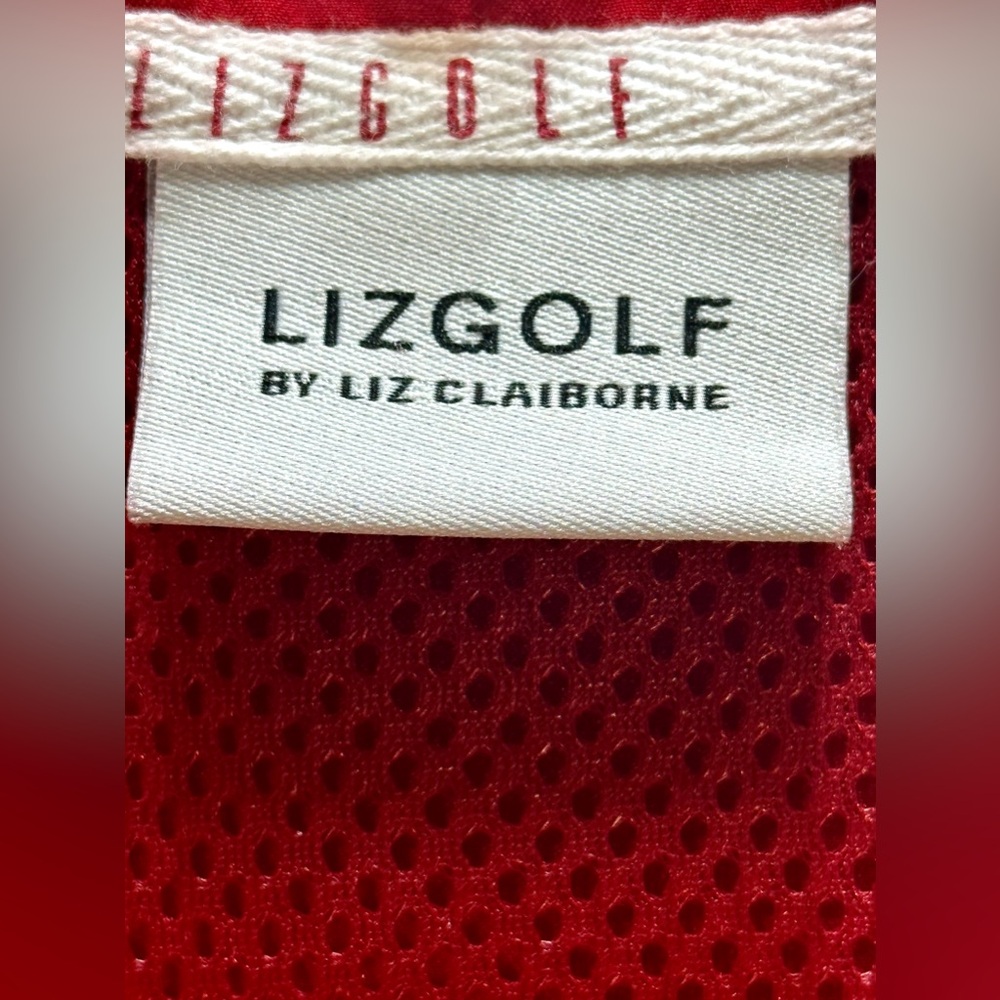 Liz Golf Windbreaker Pullover 1/4 Zip Jacket size Large - Picture 3 of 11